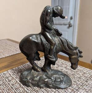 Vintage End of the Trail Bronze Statue James Fraser Reproduction